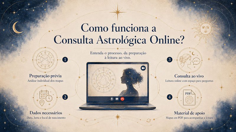 Como funciona uma consulta astrológica online